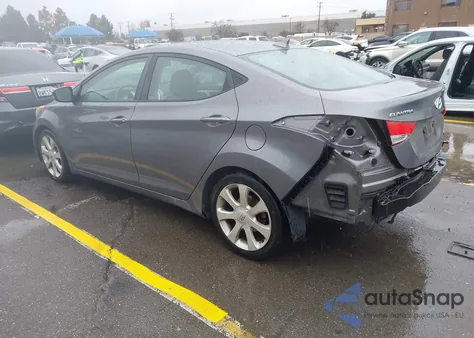 2012 Hyundai Elantra Limited z USA, uszkodzony, nr VIN 5NPDH4AE7CH089858